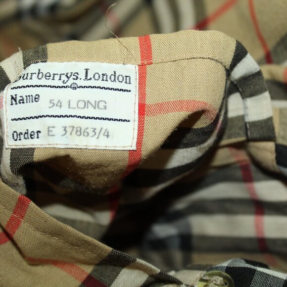 Burberrys' Kensington Double Breasted Khaki Cotton Blend Trench Coat 43" Chest - Picture 12 of 12